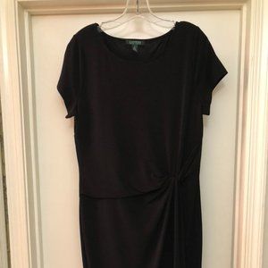 Lauren Ralph Lauren Black Knit Dress Size XL